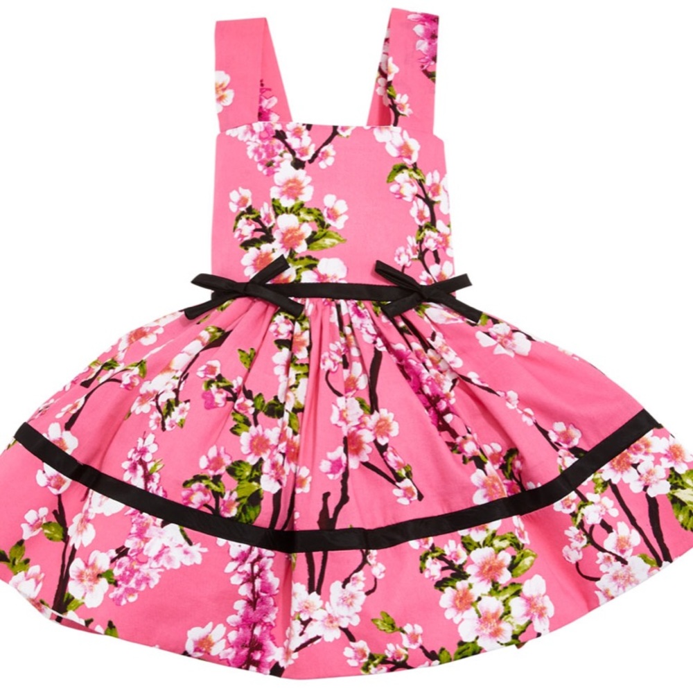 Helena Cherry Blossoms Crewneck Dress, NWOT.